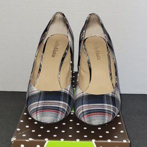 SOLD! Kelly & Katie Isabel-Kk (Navy Plaid)